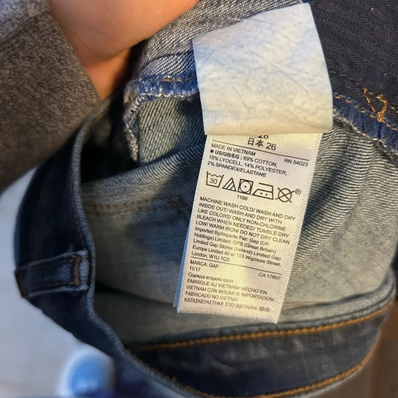 Gap Dark Indigo True Skinny Jeans - Picture 4 of 6